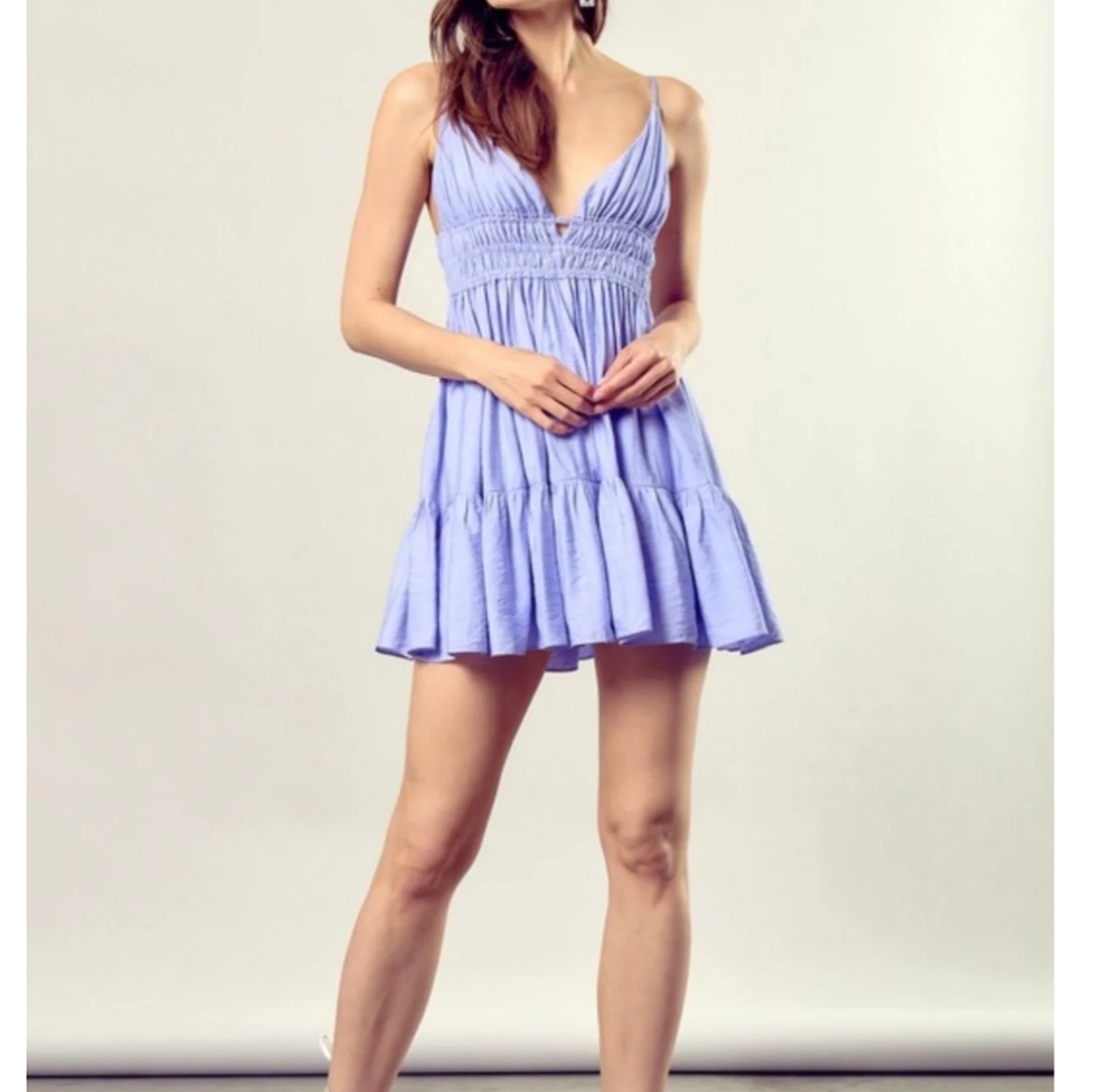 Mustard Seed Flared Mini Dress